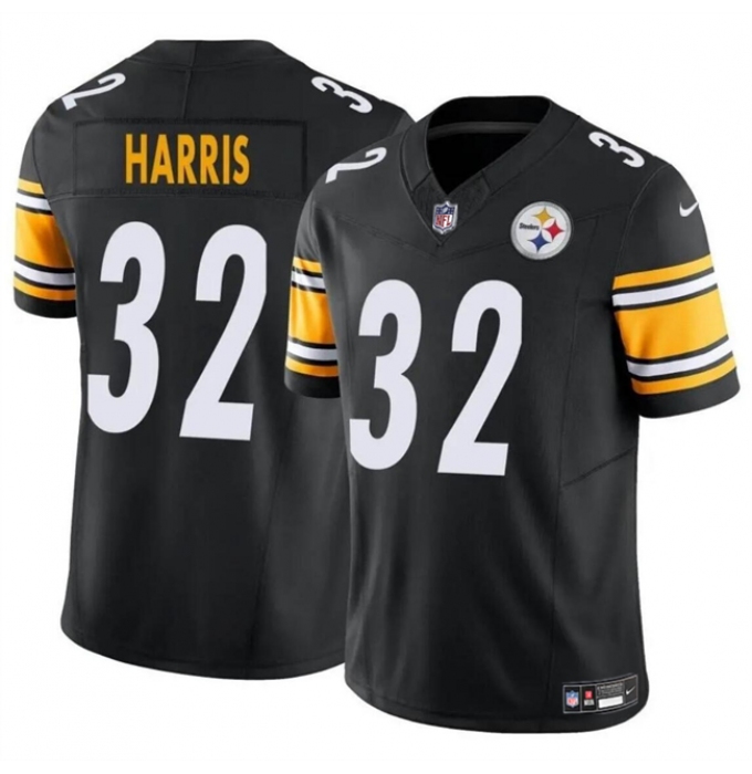 Men's Pittsburgh Steelers #32 Franco Harris Black 2024 F.U.S.E. Alternate Vapor Untouchable Limited Stitched Jersey