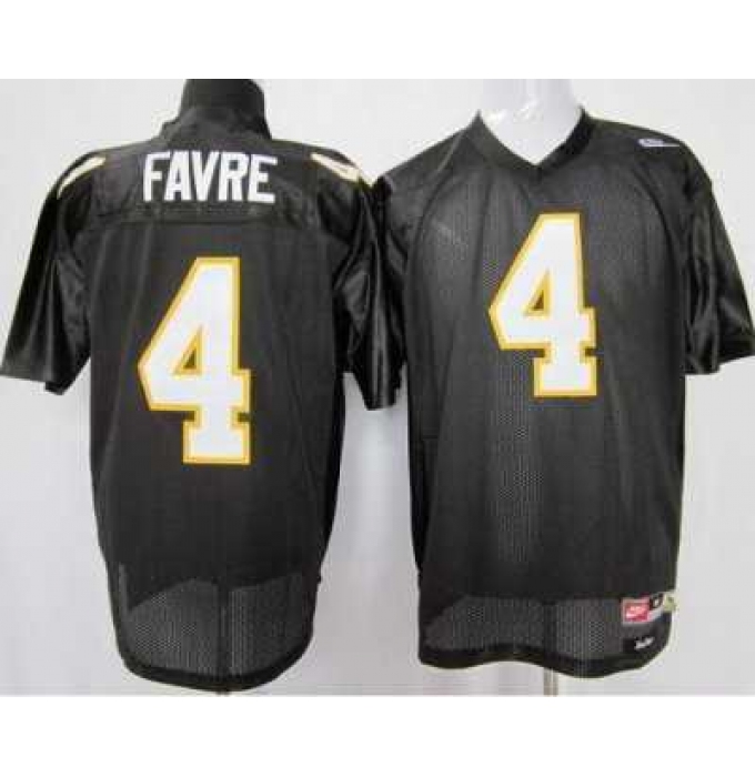 Southern Mississippi Gold Eagles #4 Brett Favre Black NCAA Jerseys