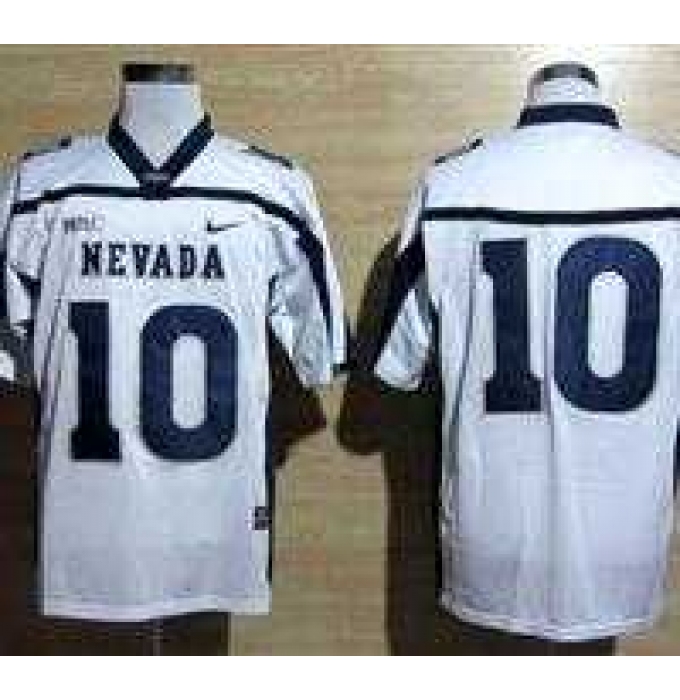 NEW Nevada Wolf Pack Colin Kaepernick 10 WAC Patch College Football Jerseys - White