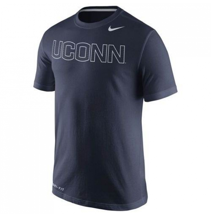 UConn Huskies Nike Performance Travel T-Shirt Navy