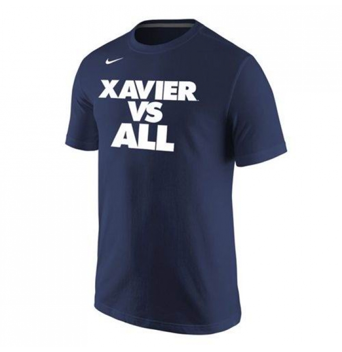 Xavier Musketeers Nike Selection Sunday All T-Shirt Navy