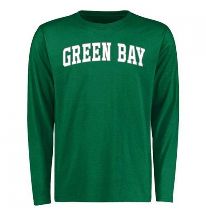 Wisconsin-Green Bay Phoenix Everyday Long Sleeves T-Shirt Green