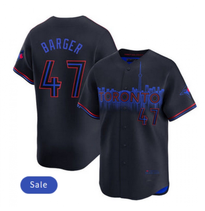 Men's Toronto Blue Jays #47 Addison Barger City Connect Limited Jersey Baseball Jersey