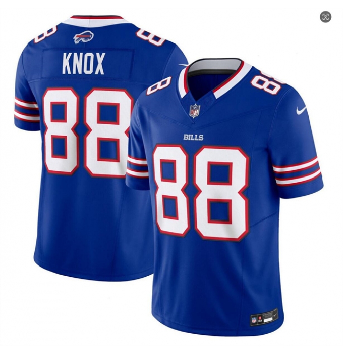 Men's Buffalo Bills #88 Dawson Knox Blue 2024 F.U.S.E. Vapor Untouchable Limited Stitched Football Jersey