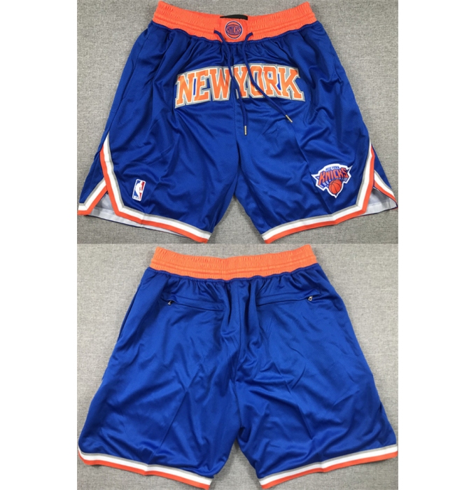 Men's New Yok Knicks Royal Shorts